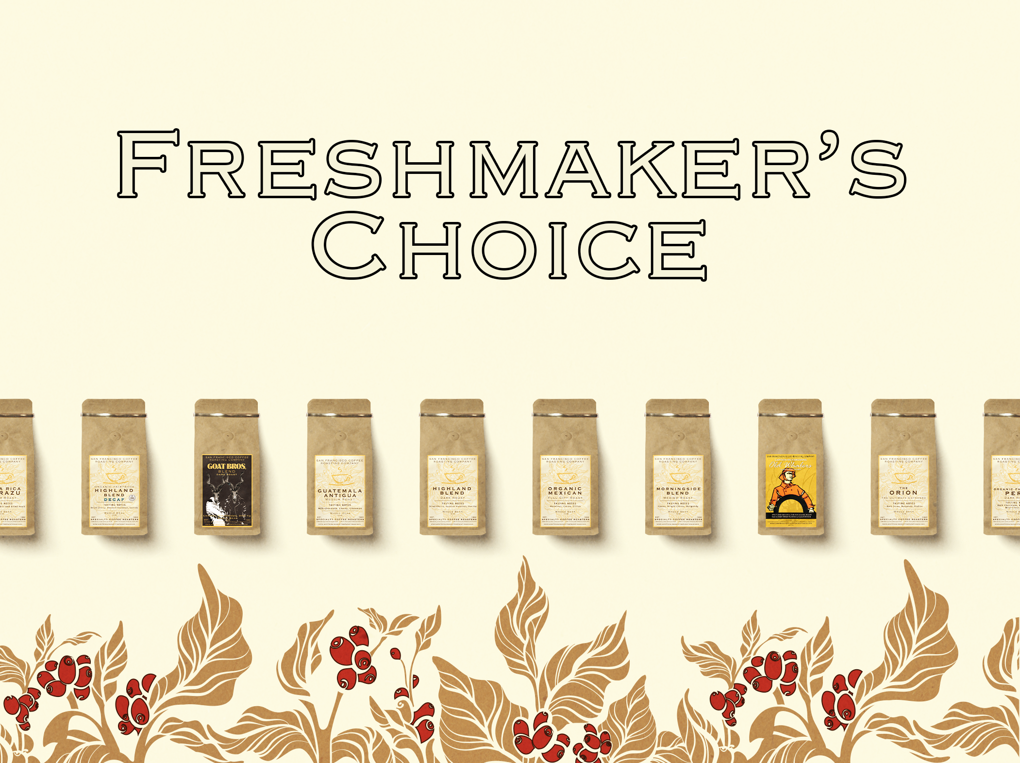 Freshmaker's Choice (NEW!) – San Francisco Coffee Roasting Co